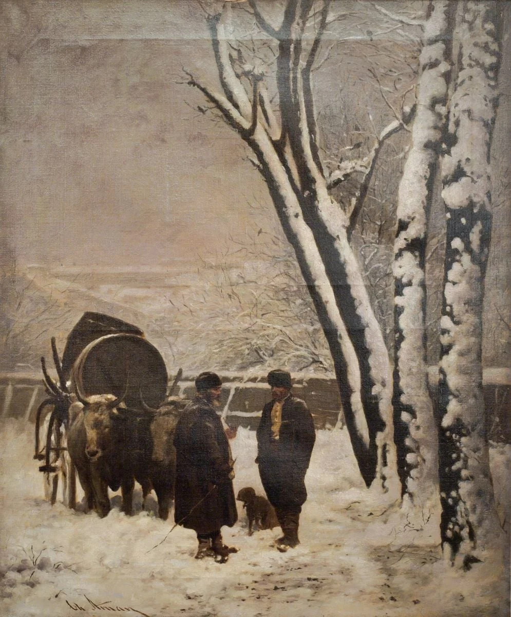 Iarnă, detail