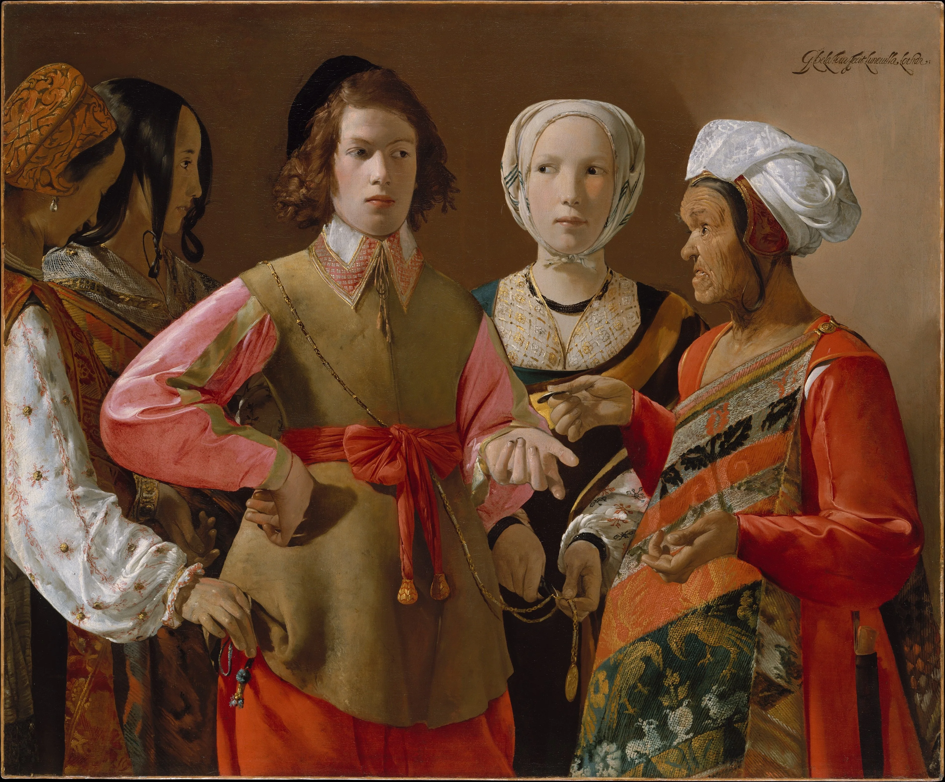 The Fortune Teller, detail