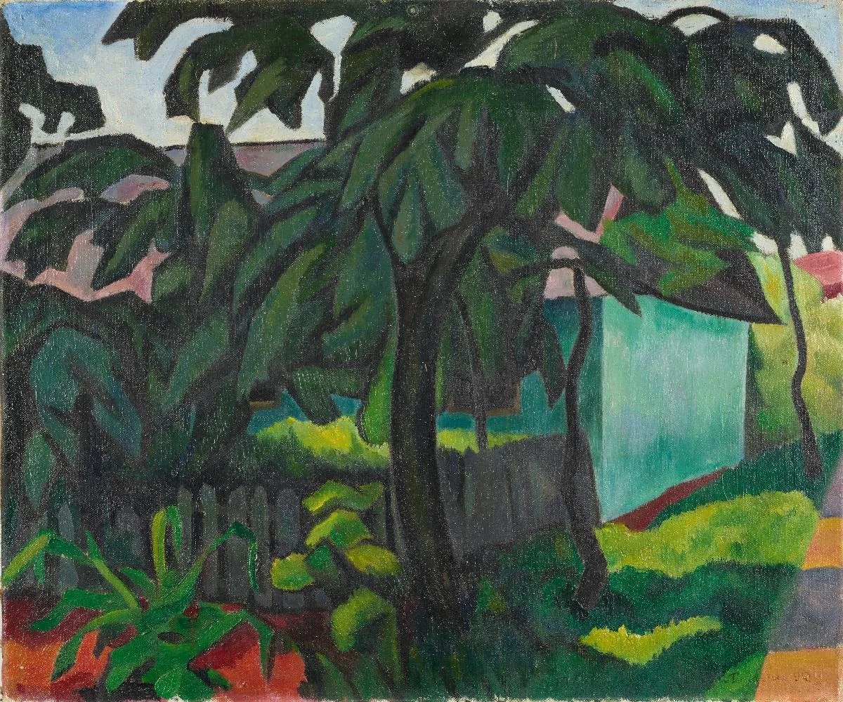 Ungarische Landschaft, detail