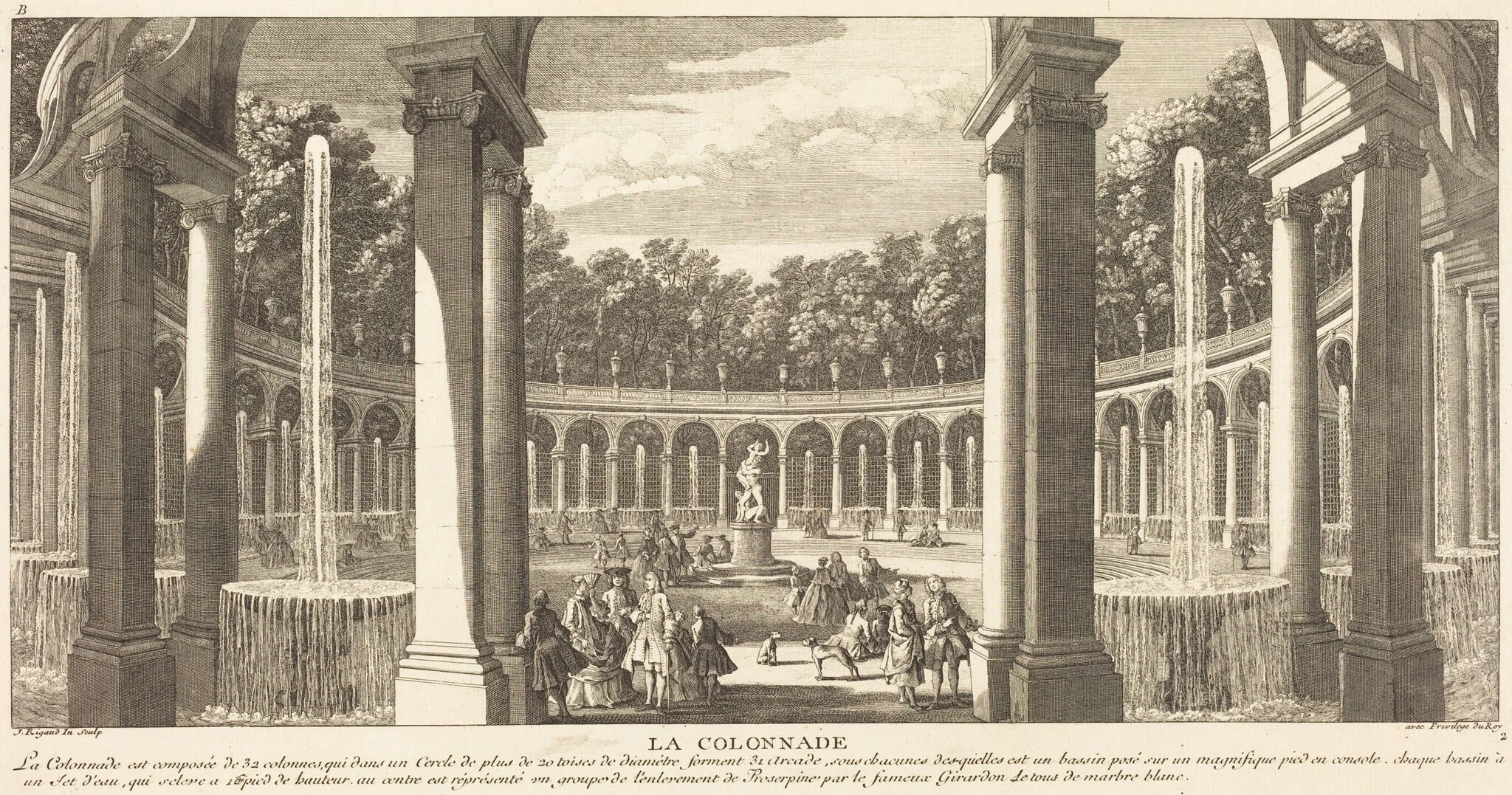 La Colonade, detail