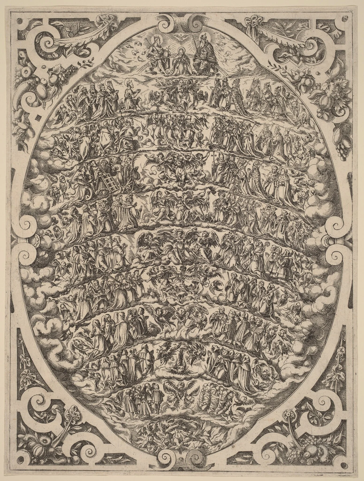 The Hierarchy of the Heavens, detail