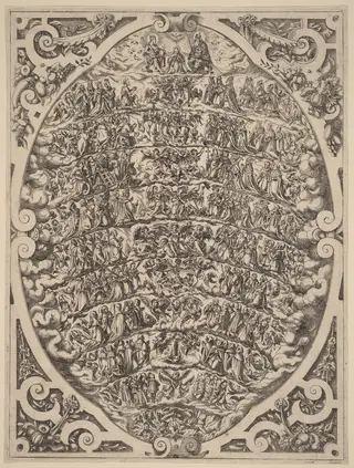 The Hierarchy of the Heavens, by Jost Amman, 1565