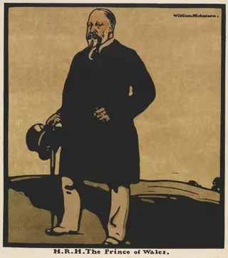 Twelve Portraits: H.R.H. The Prince of Wales, by William Nicholson, 1898