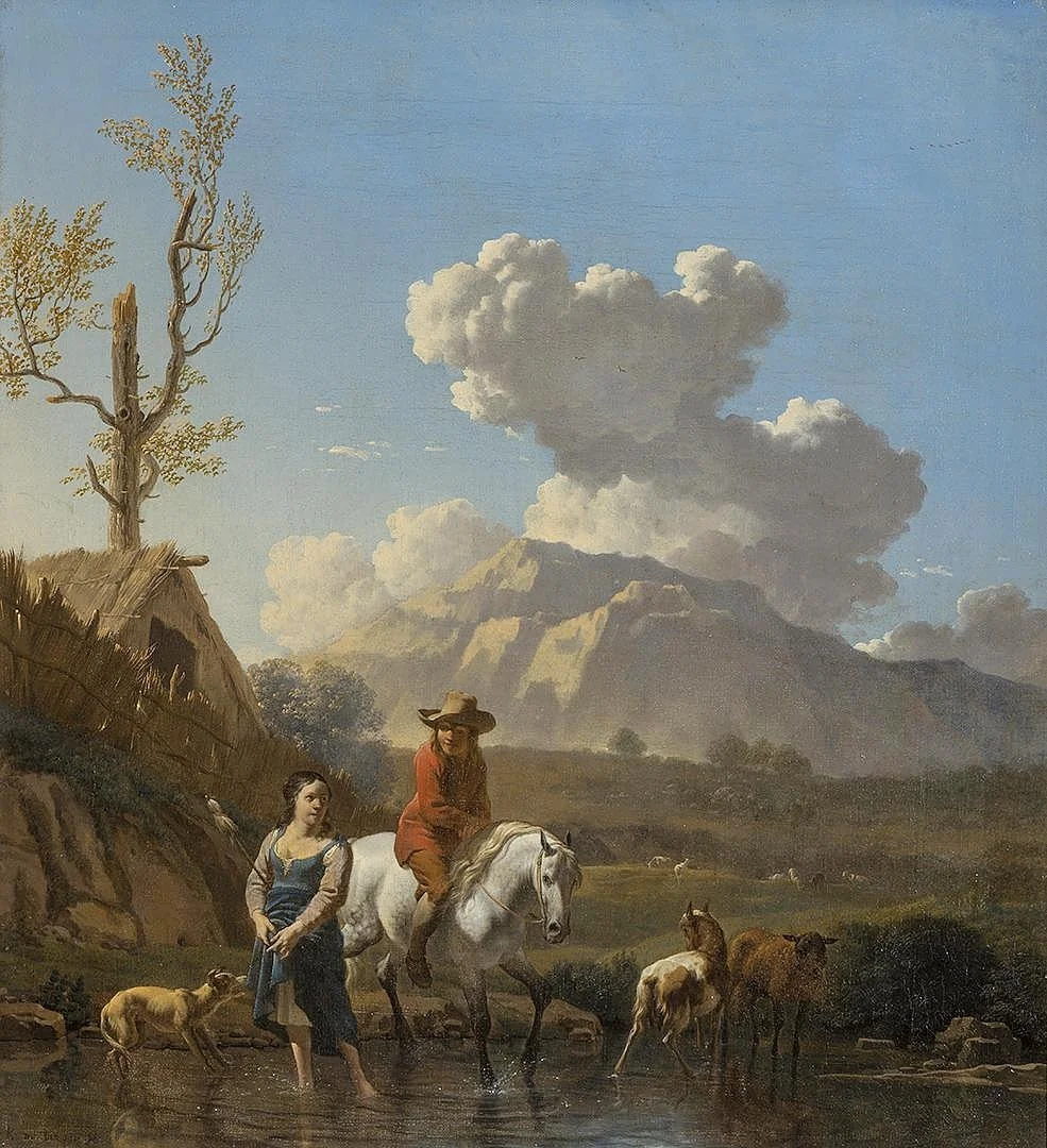 Crossing the Brook, detail