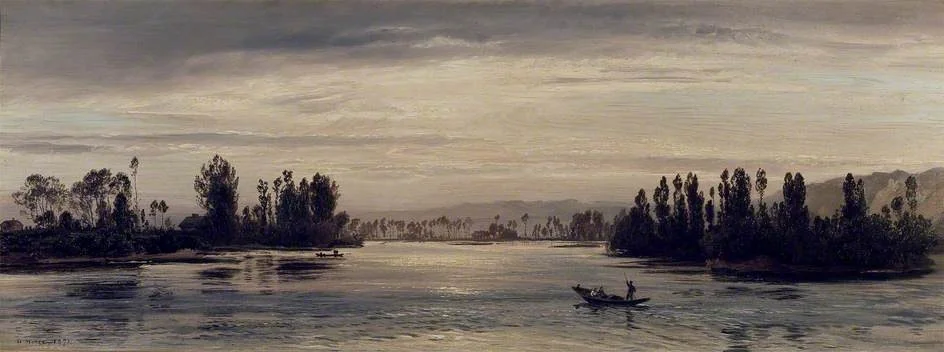 On the Seine near Les Andelys, detail