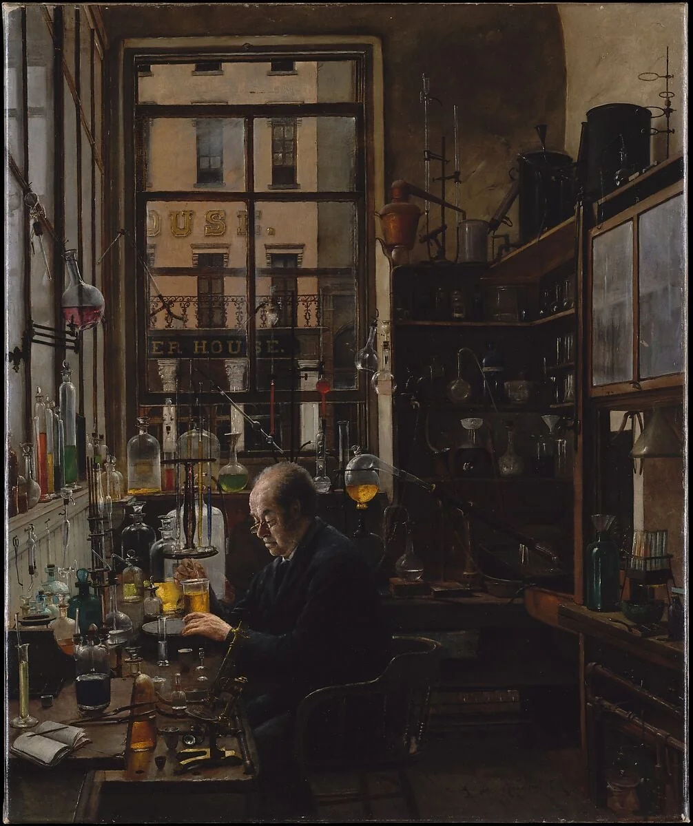 In the Laboratory, detail