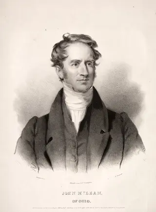 John McLean of Ohio, by Albert Newsam, 1832