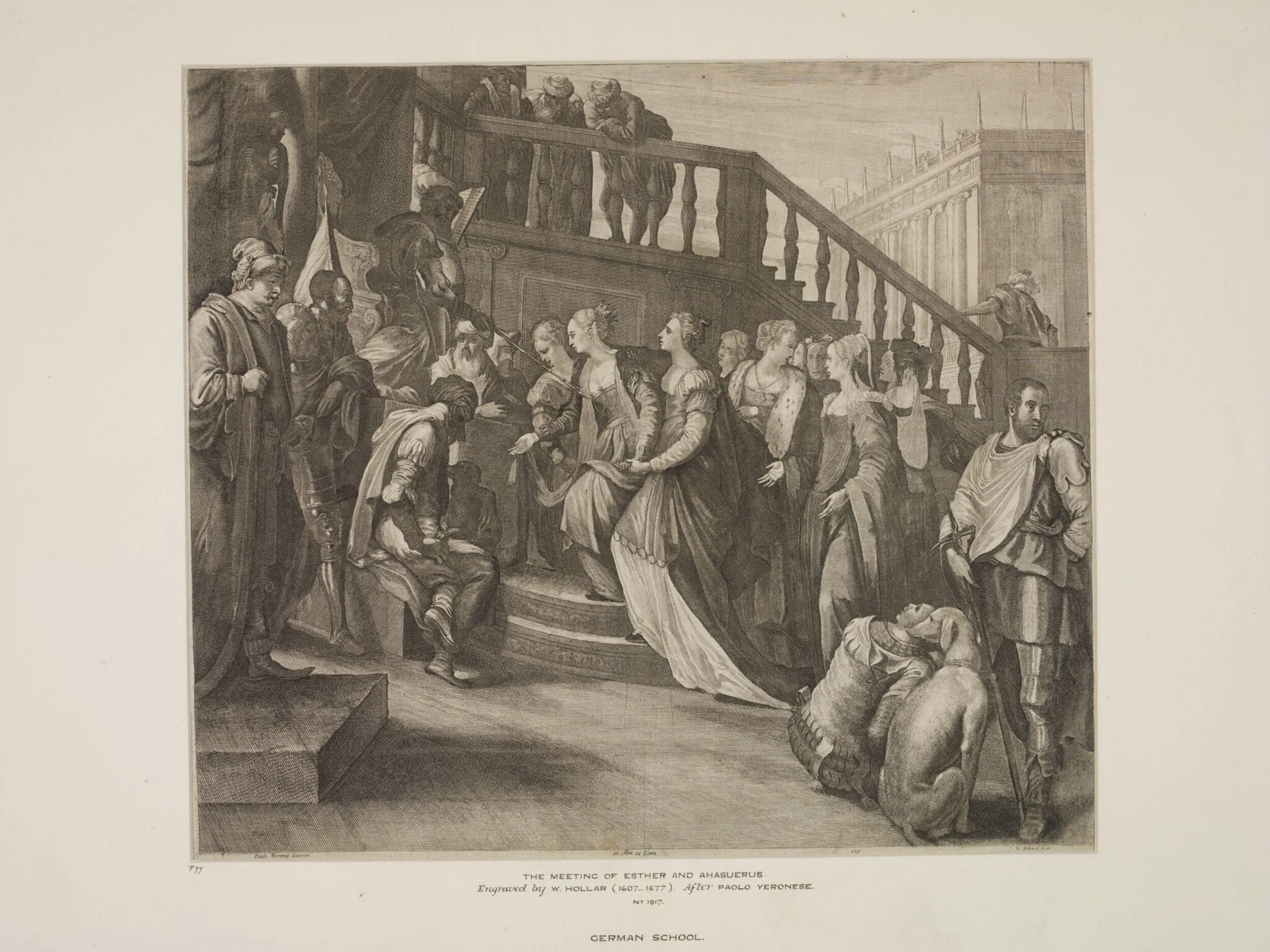 The Meeting of Esther and Ahasuerus, detail