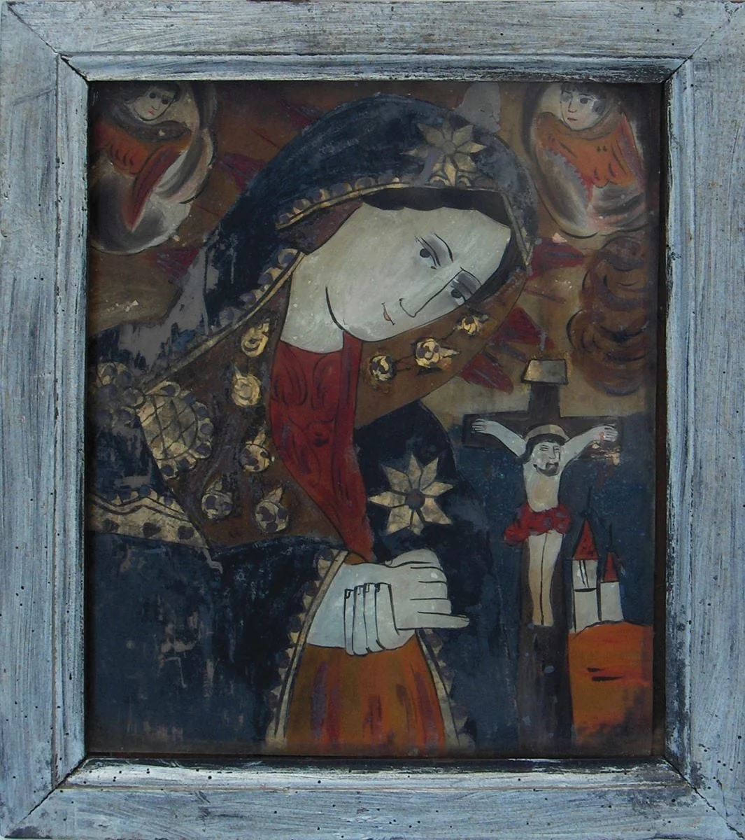 Maica Domnului îndurerată, detail