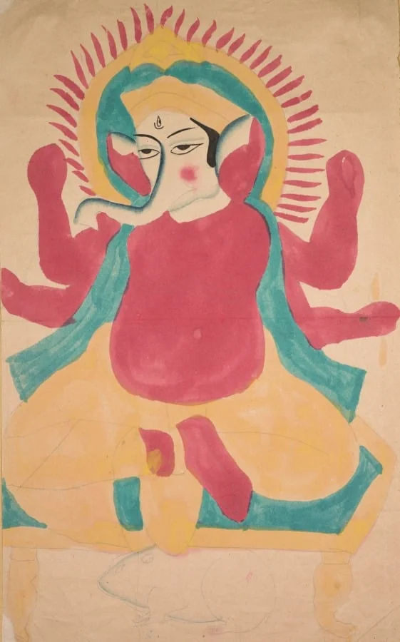 Ganesha, detail