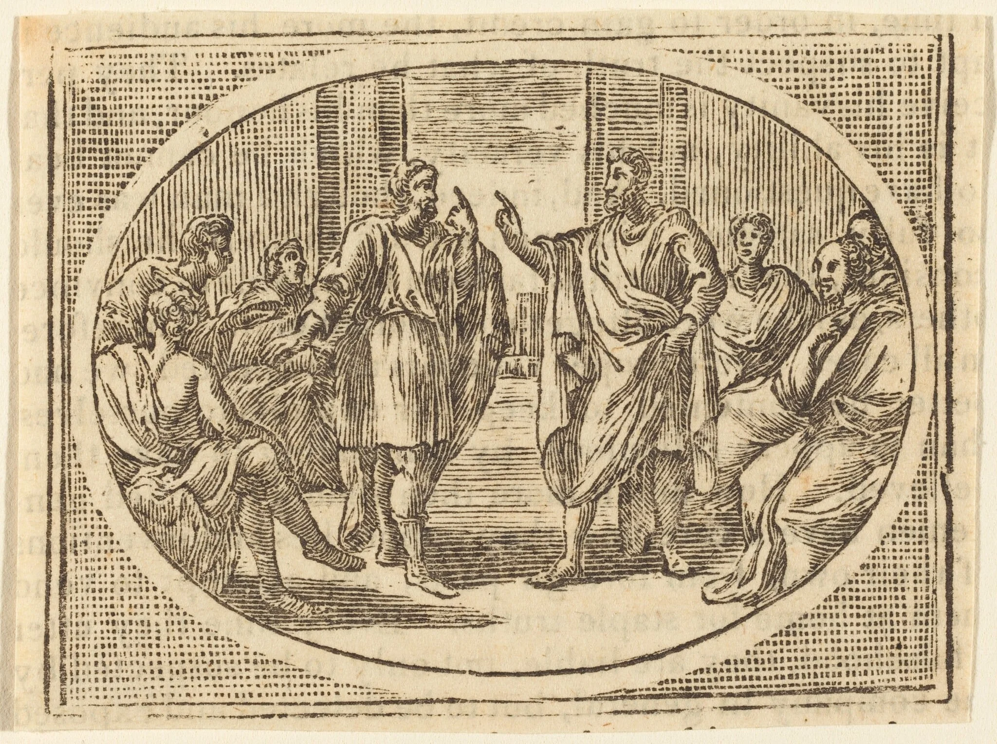 The Boasting Traveler, detail