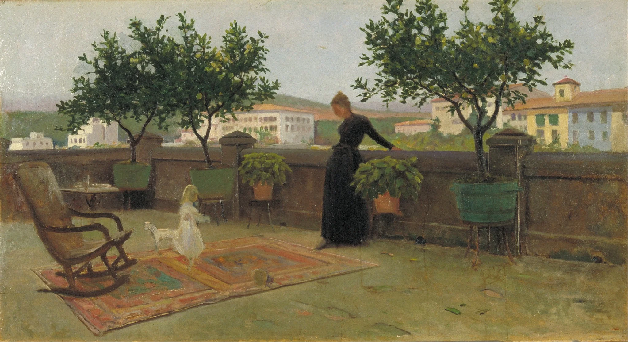 Terrace, detail