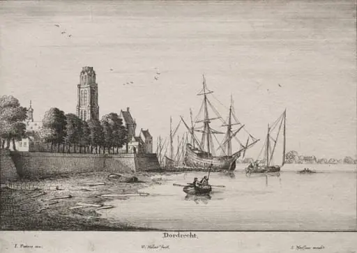 Dordrecht, by Wenceslaus Hollar, 1652