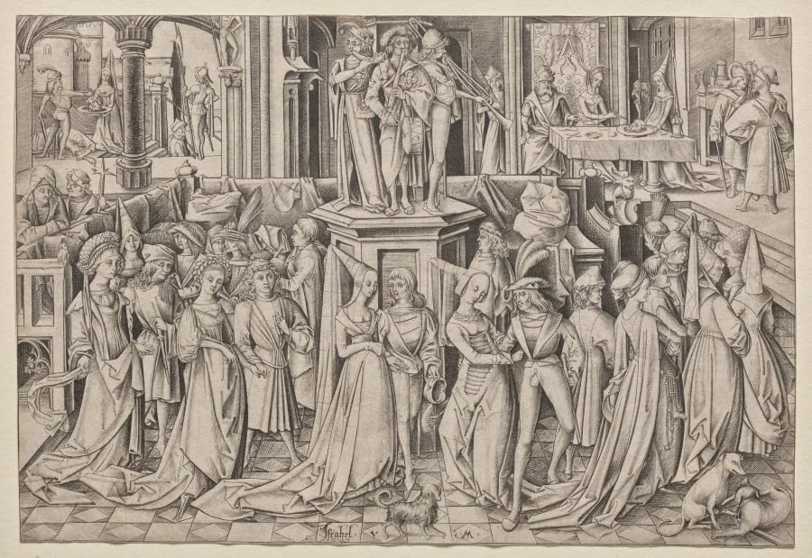 The Dance at the Court of Herod, detail