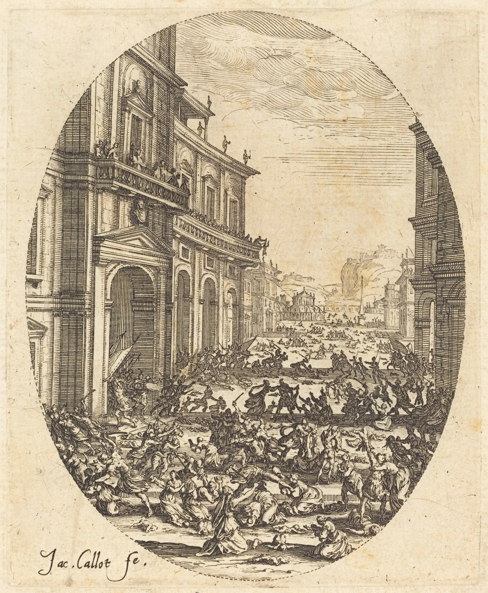 The Massacre of the Innocents, detail