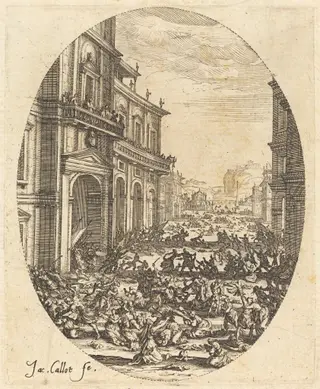 The Massacre of the Innocents, by Jacques Callot, ink, 1622
