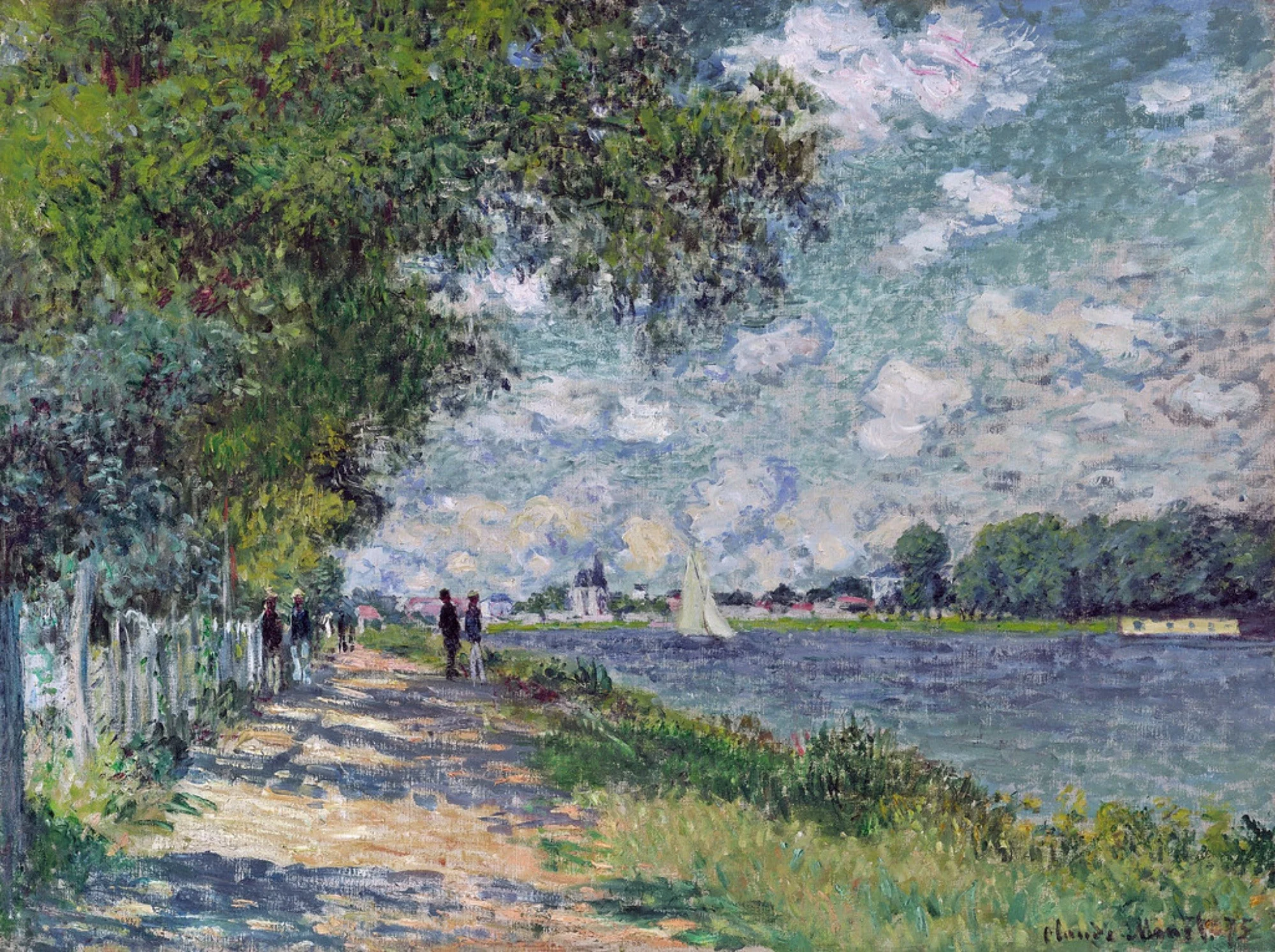 La Seine à Argenteuil, detail