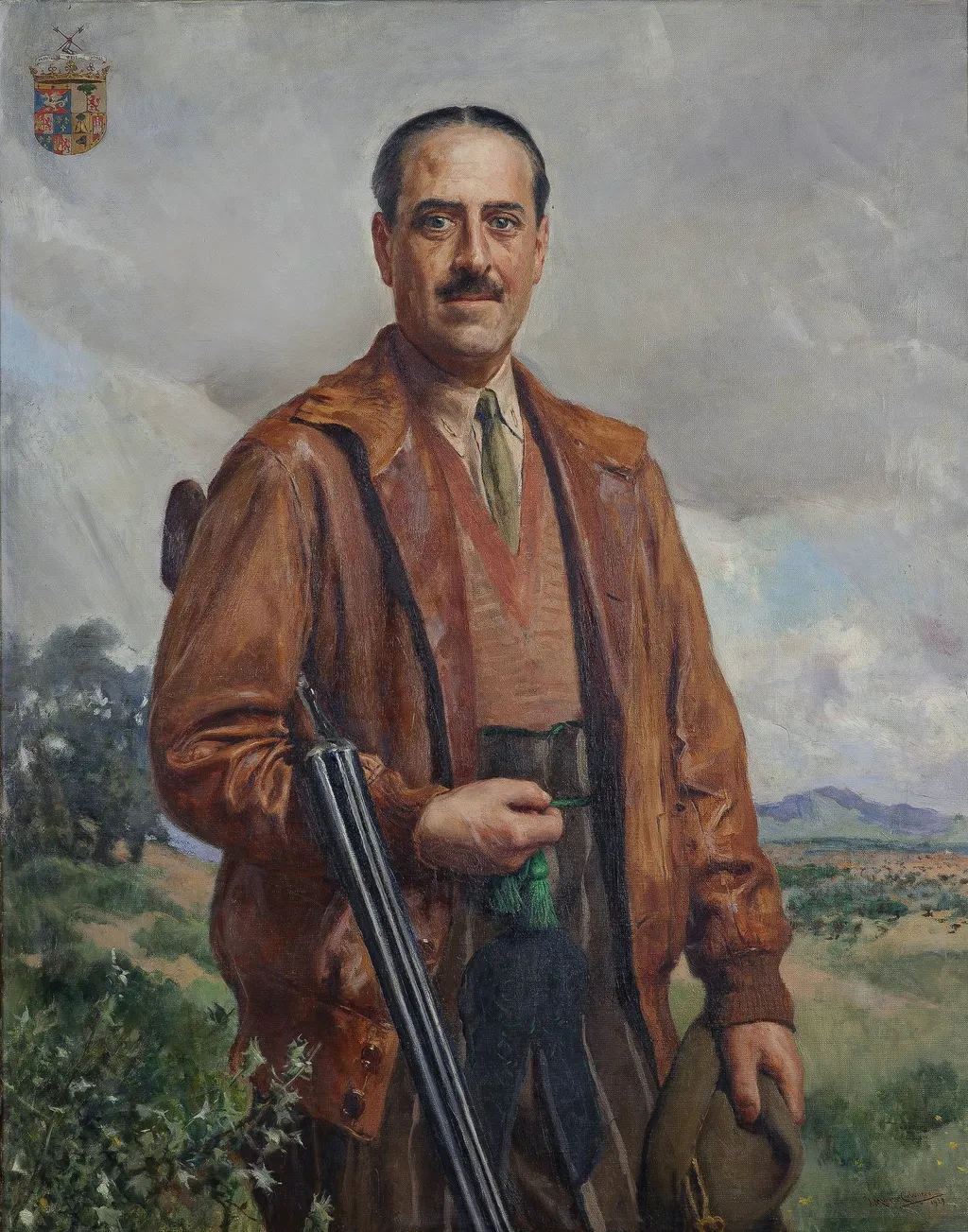 Álvaro Drake marqués de Villablanca, by José Moreno Carbonero, oil, 1929