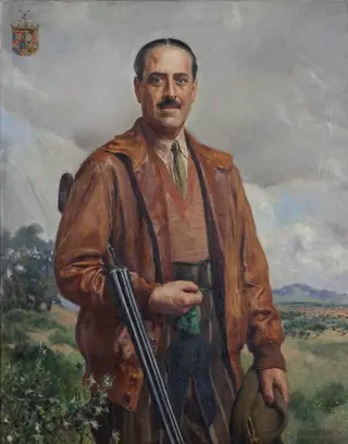 Álvaro Drake marqués de Villablanca, by José Moreno Carbonero, oil, 1929
