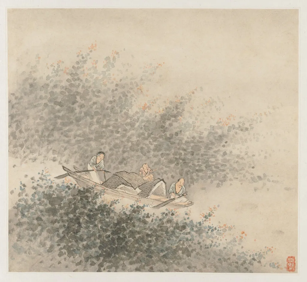 Album of Landscapes: Leaf 6, by Wang Gai, unspecified, 1677