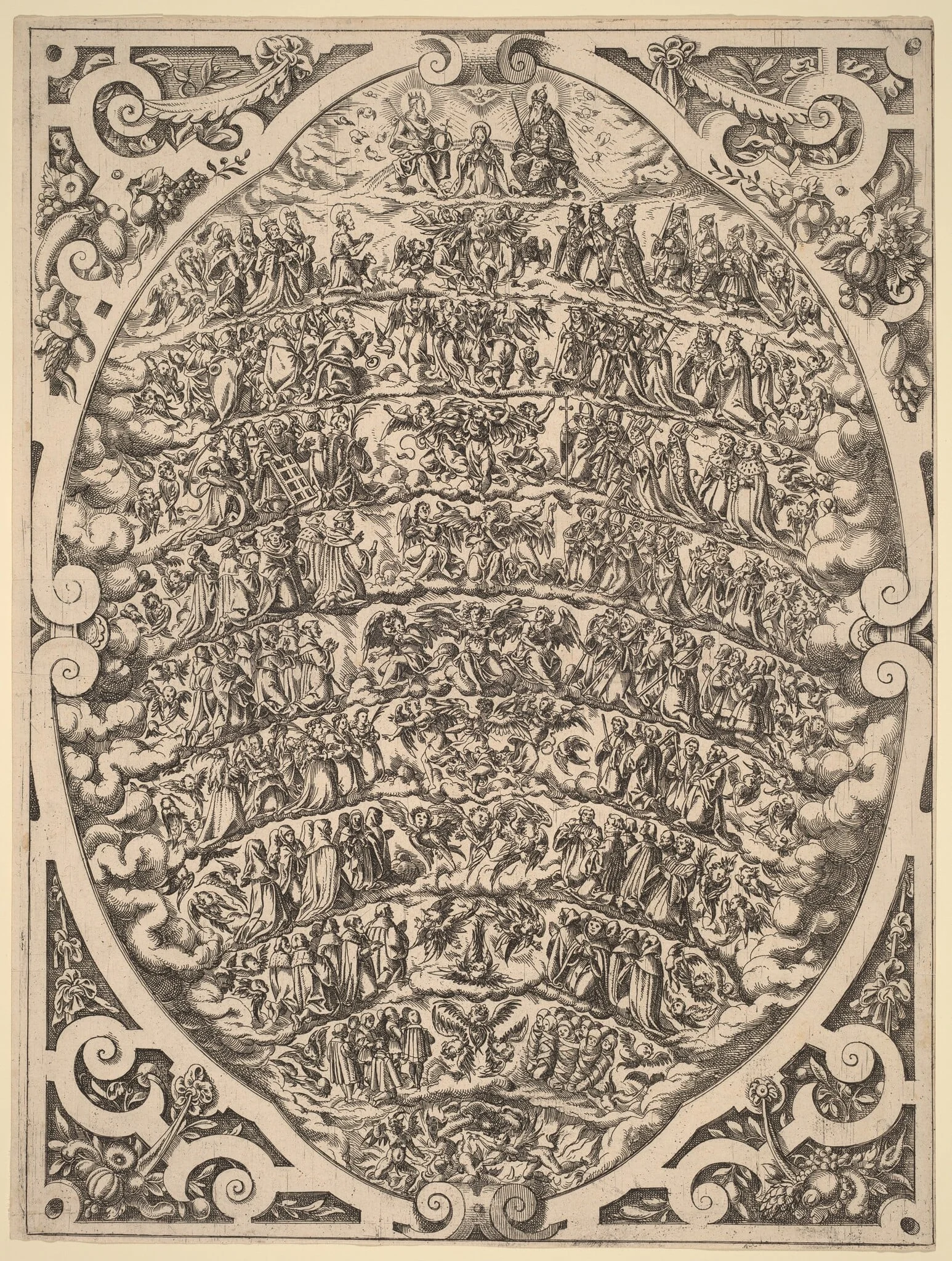 The Hierarchy of the Heavens, detail
