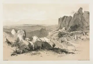 Olevano, by Edward Lear, 1841