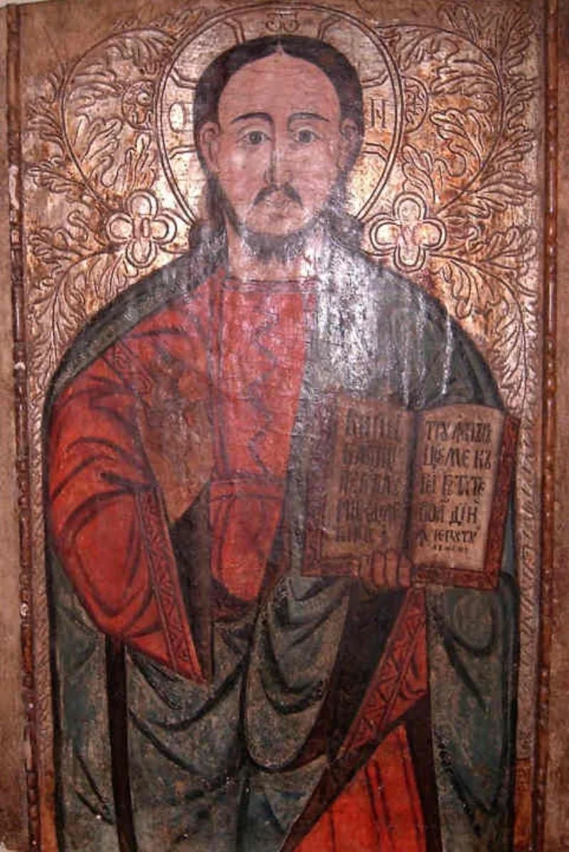 Iisus Invățător, detail