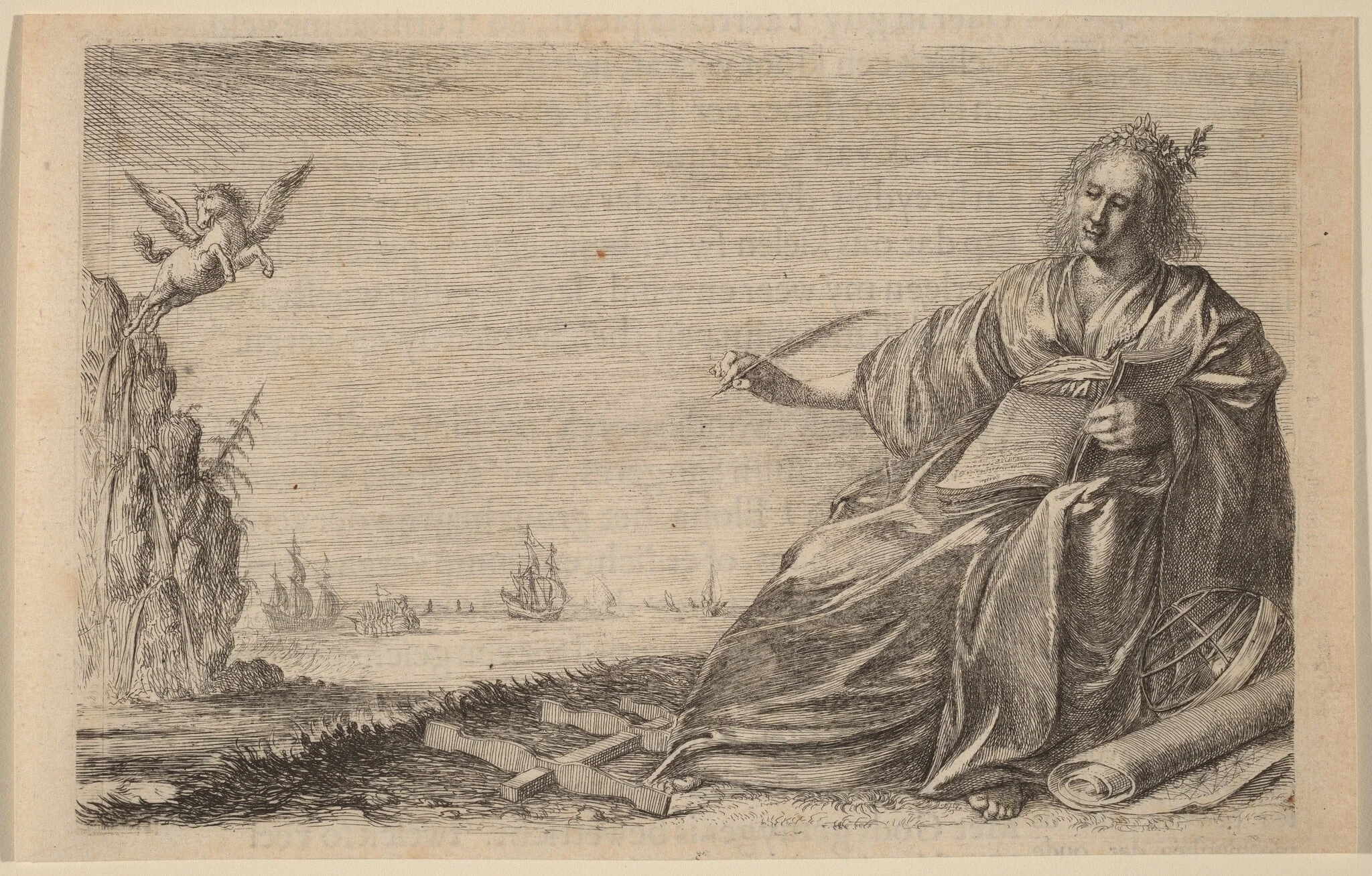 The Muse of Poetry, detail