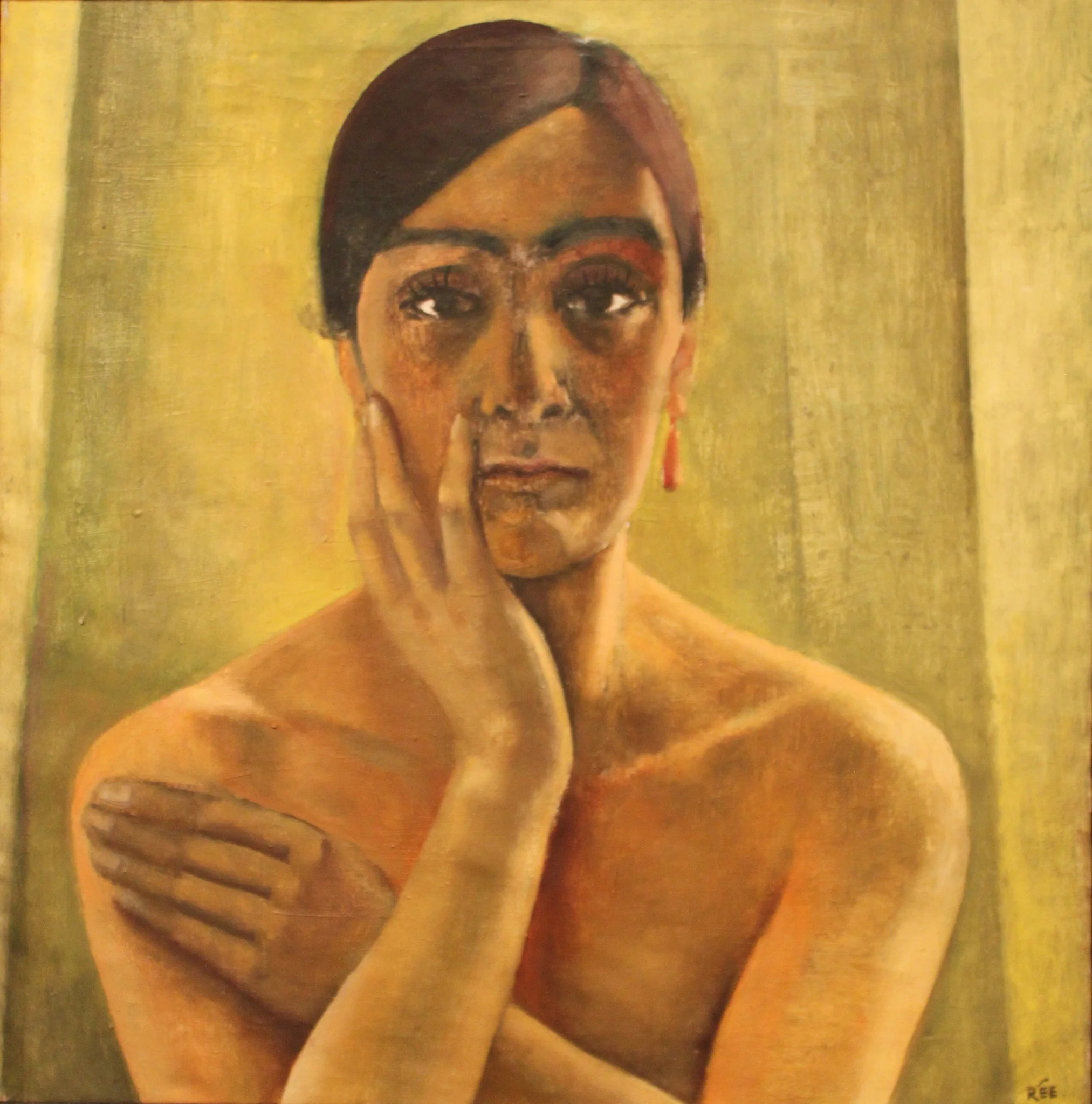 Self-portrait, detail