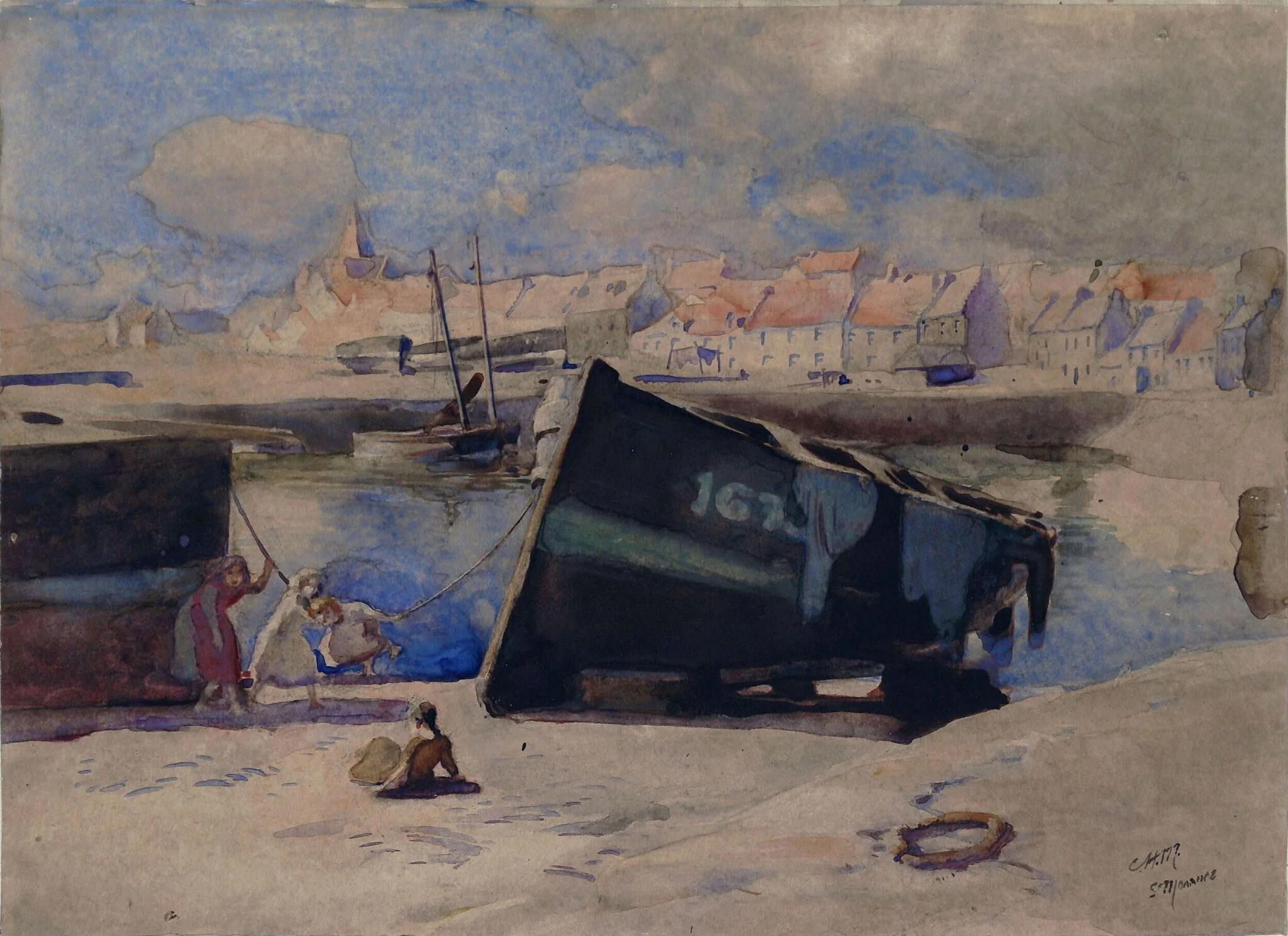 The Beach of St. Monans, Fife, detail