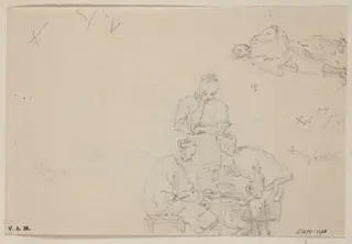 Chinese figures, by George Chinnery, 8