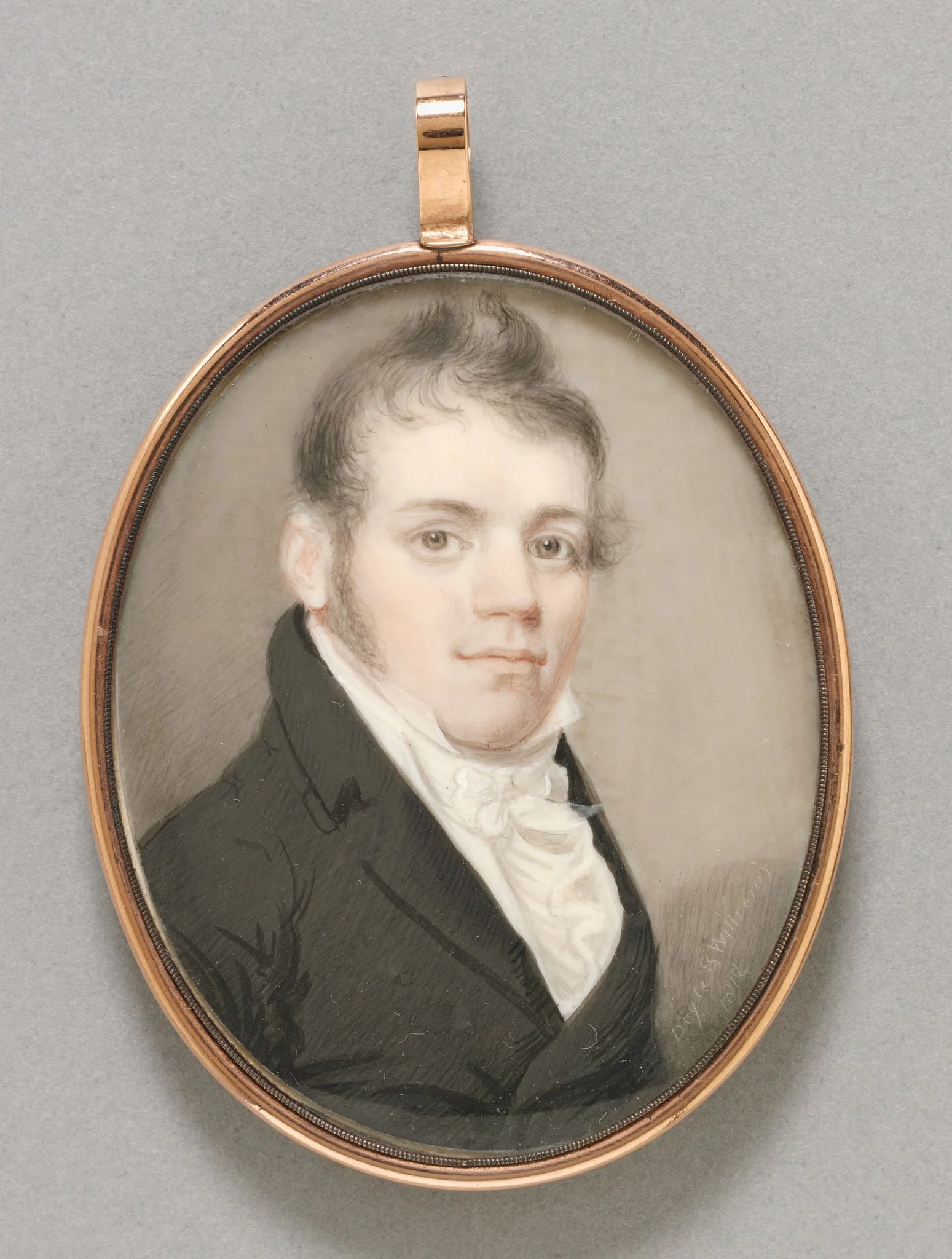 Portrait of John Clark, detail