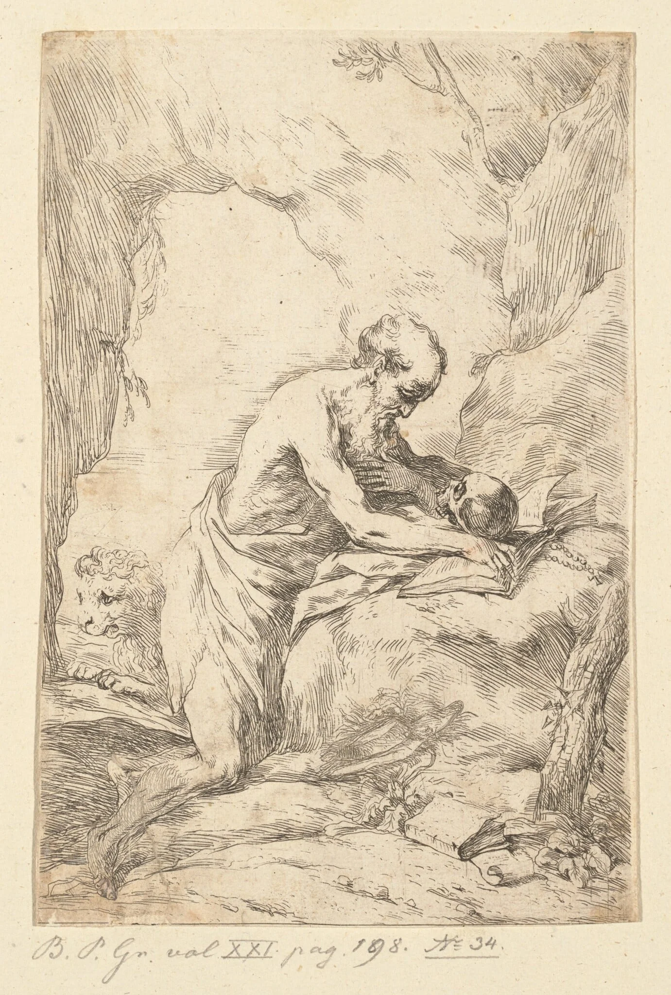 Saint Jerome, detail