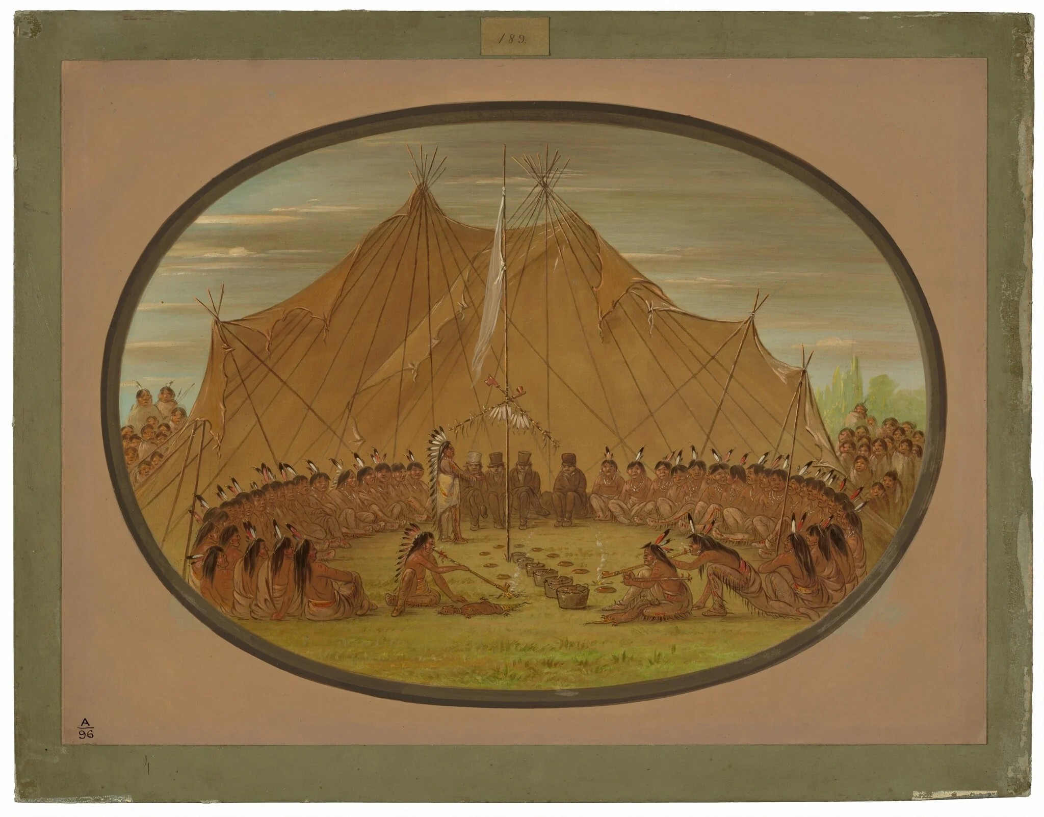 A Dog Feast - Sioux, detail