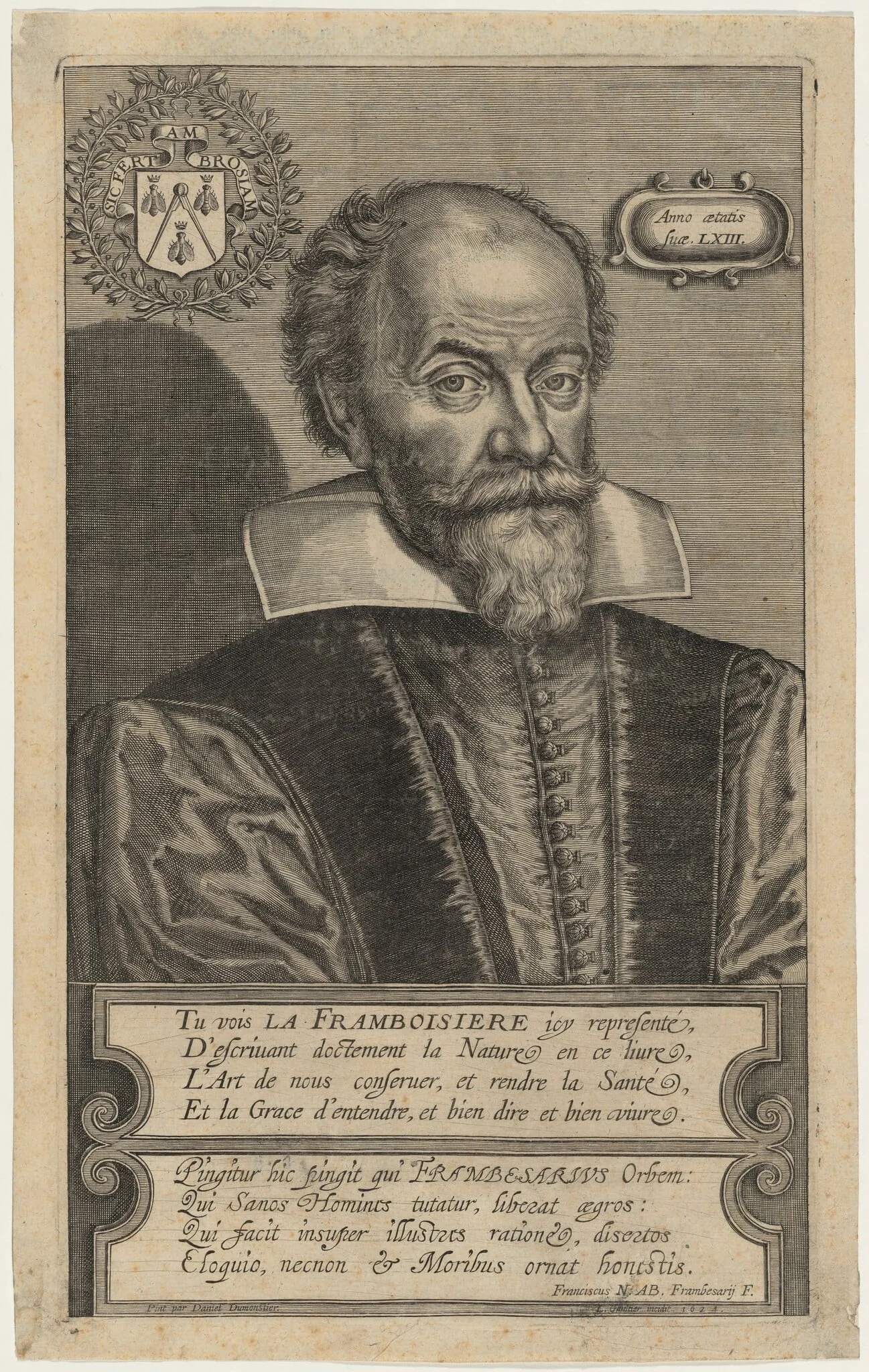 Nicolas Abraham de la Framboisiere, detail