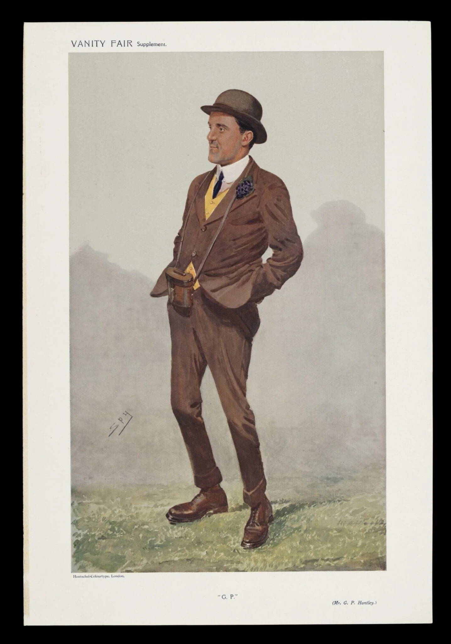 H Beard Print Collection, detail