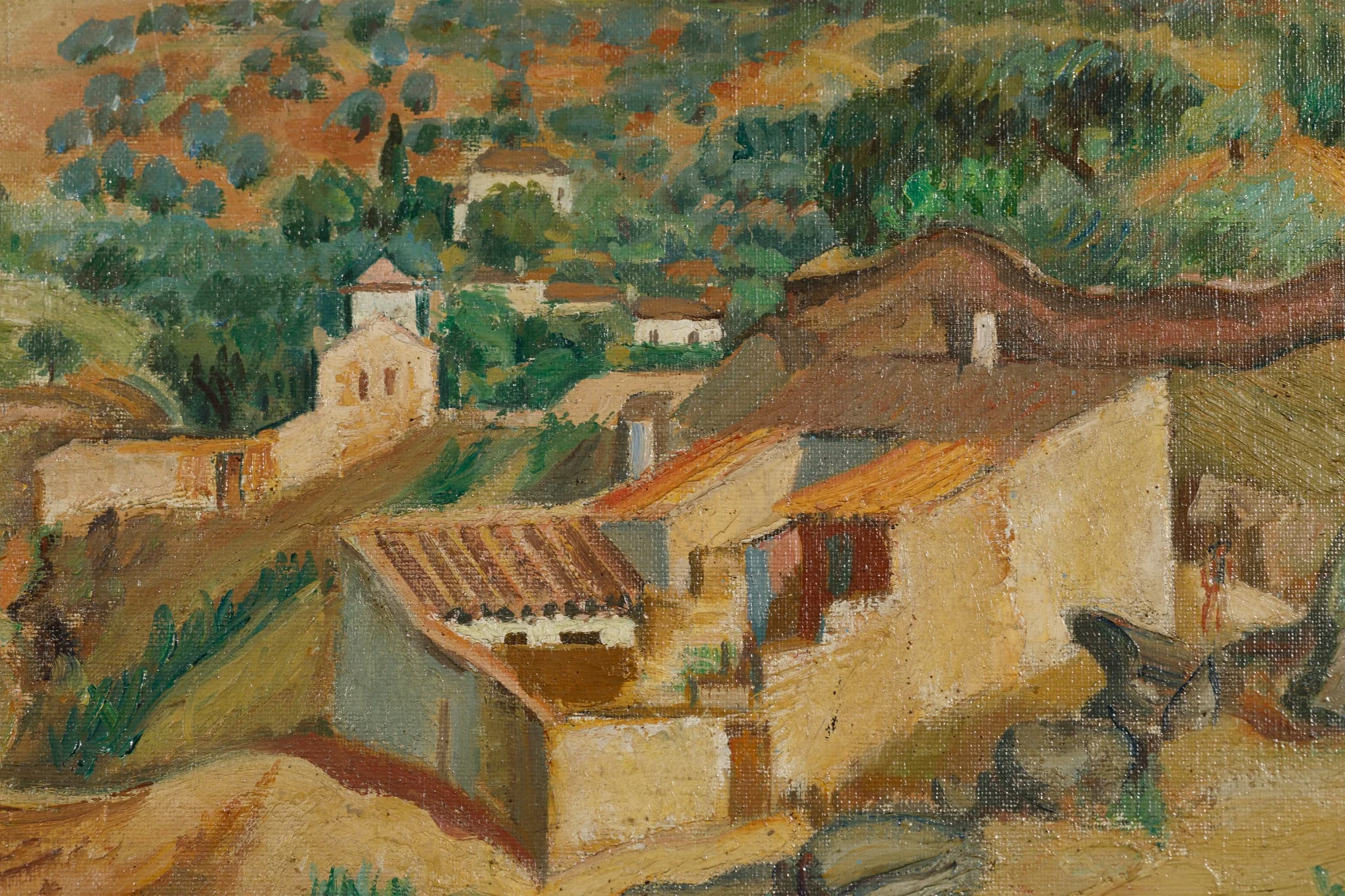 Peisaj din Toledo, detail