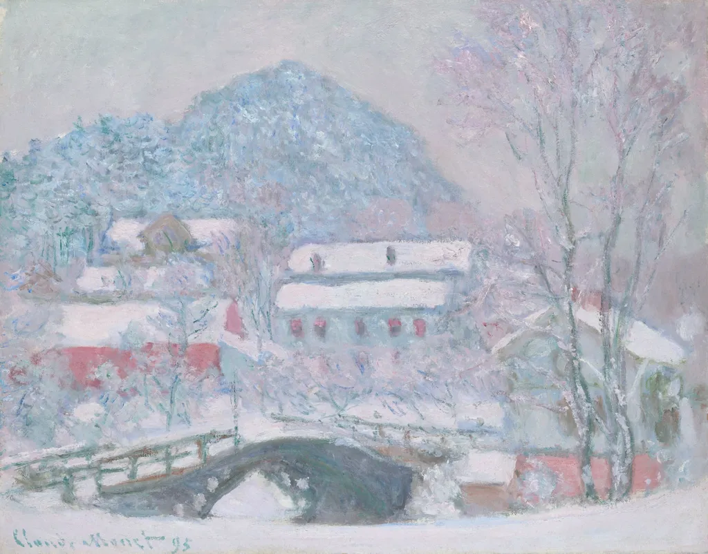 Sandvika, Norway, by Claude Monet, oil, 1895