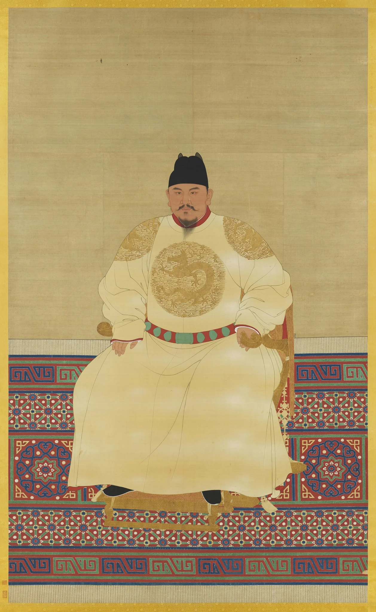 Emperor Tai-tsu of the Ming Dynasty, detail
