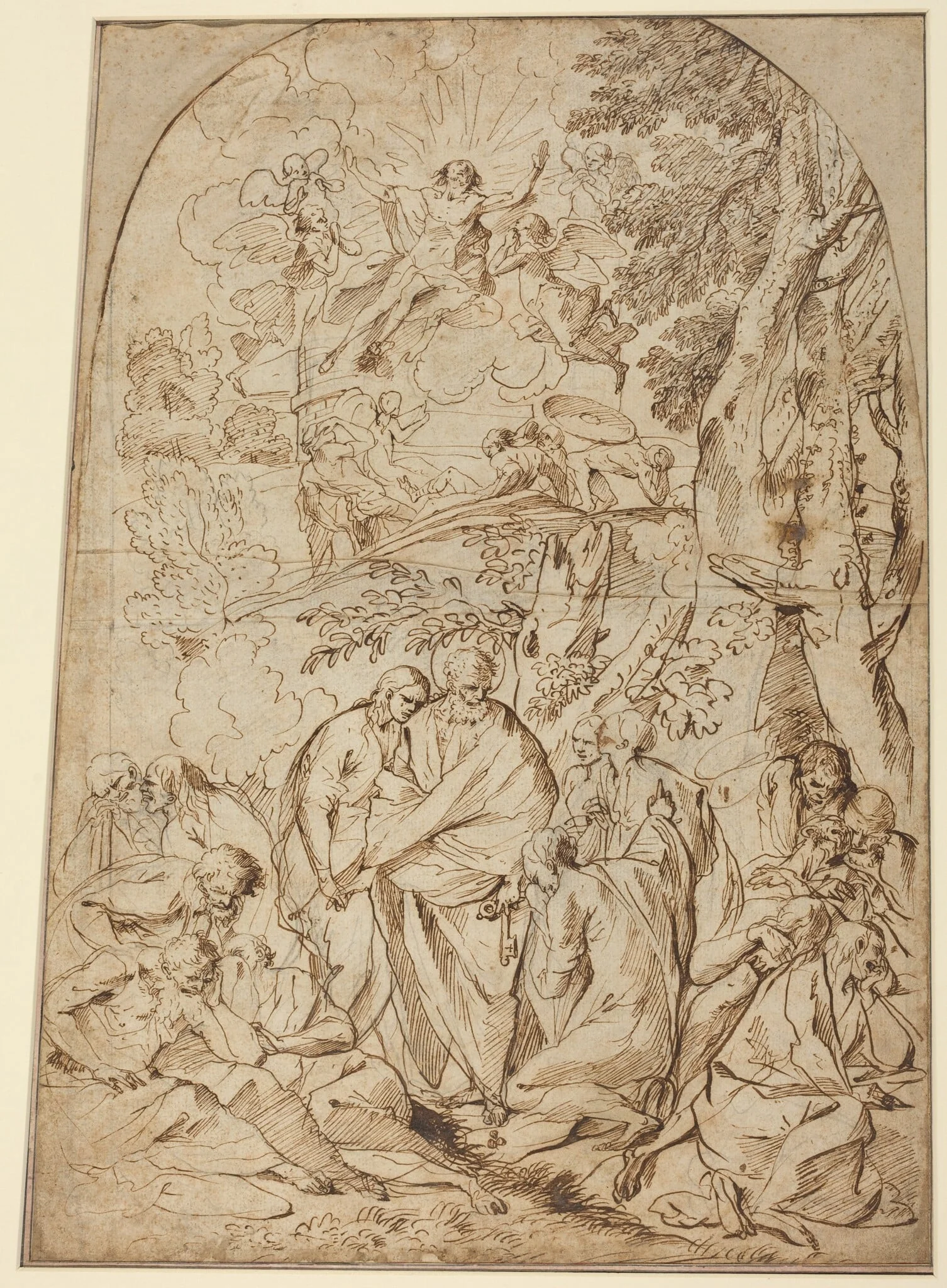 The Resurrection, detail