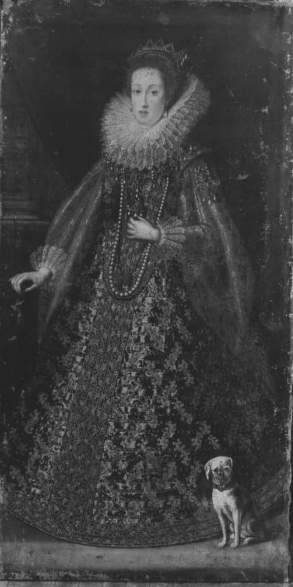 Bildnis der Erzherzogin Maria Anna von Österreich, detail