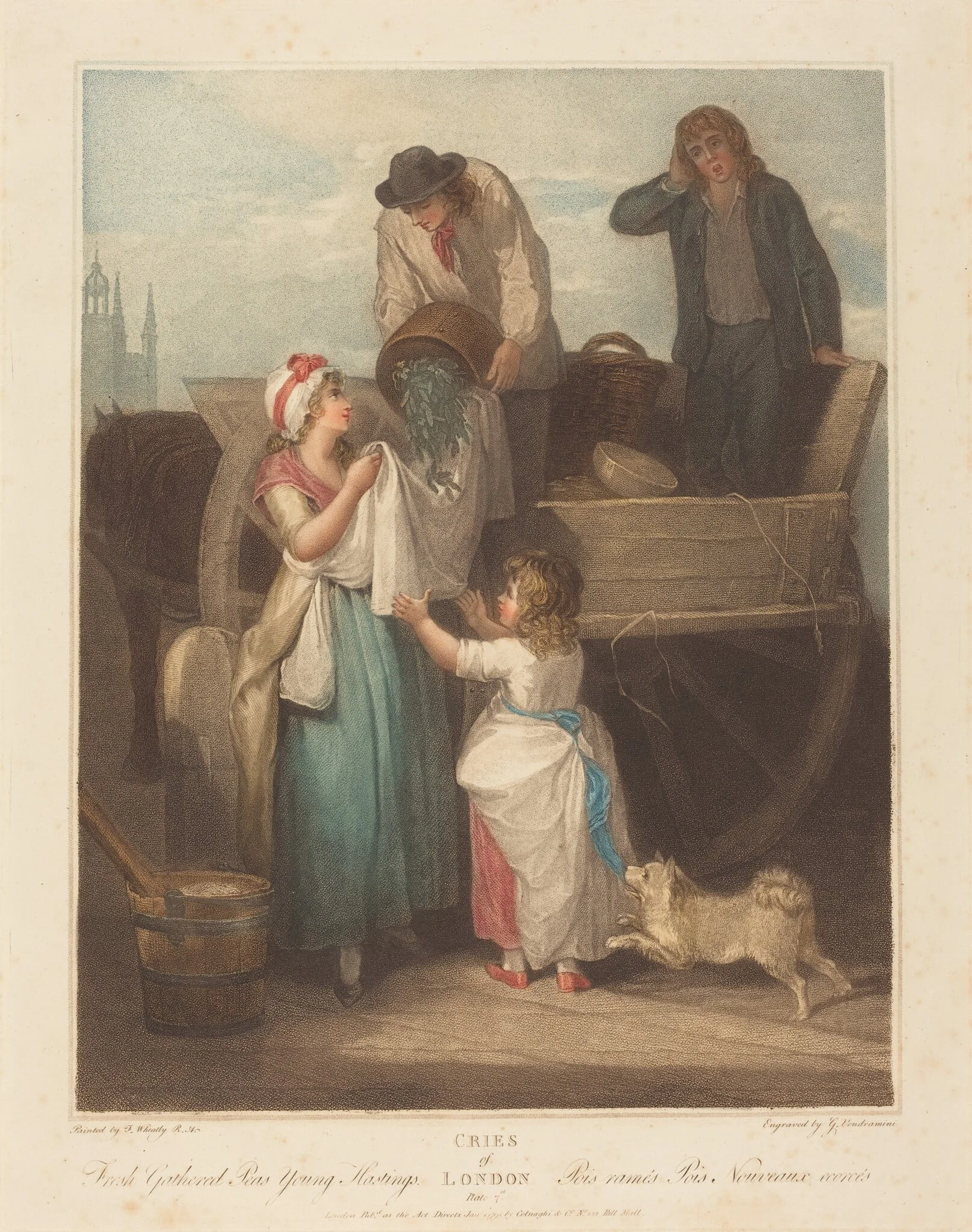 Fresh Gathered Peas, Young Hastings, detail
