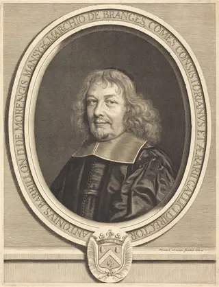 Antoine Barillon, by Robert Nanteuil, ink, 1661