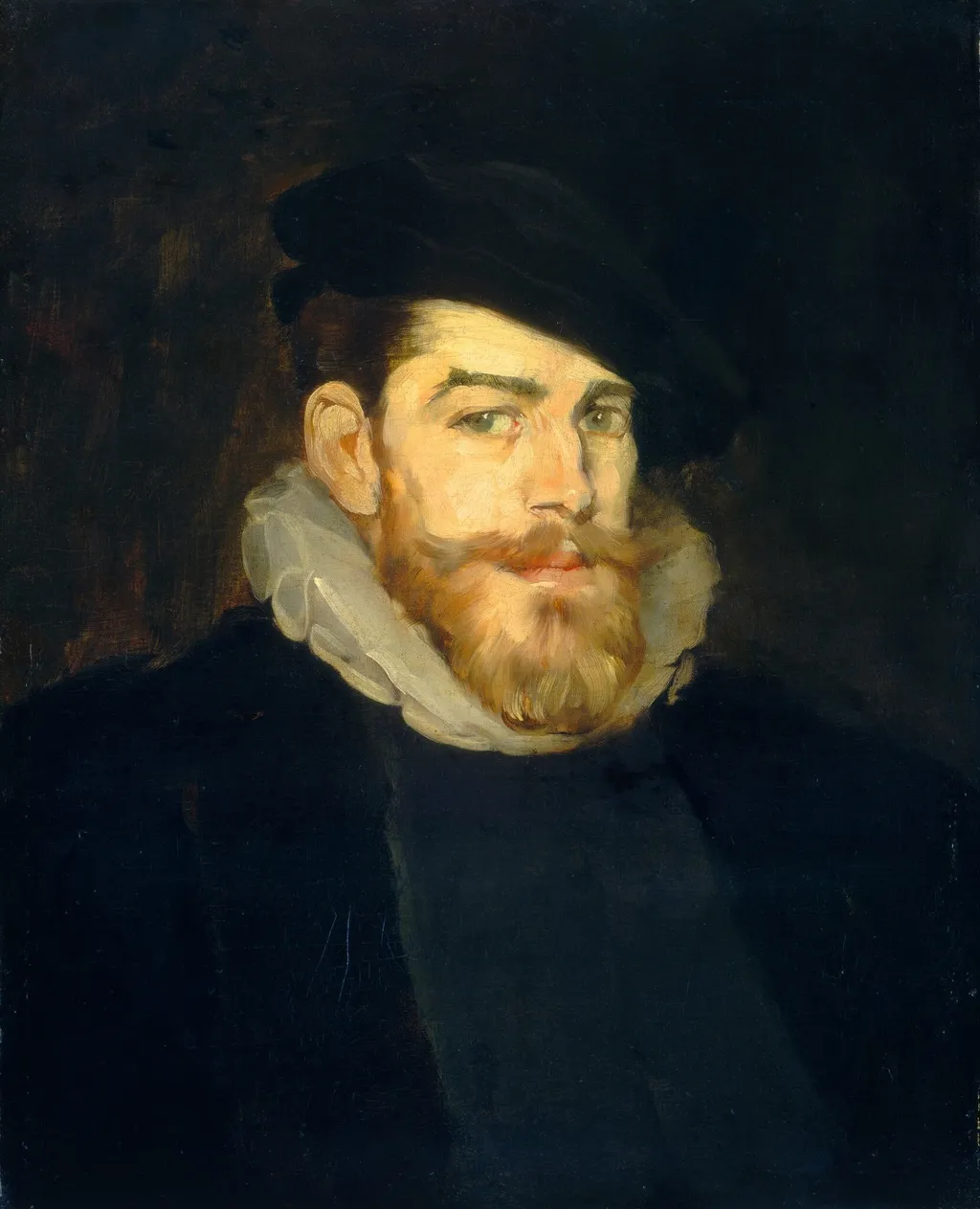 Leslie Pease Barnum, by Frank Duveneck, oil, 1876