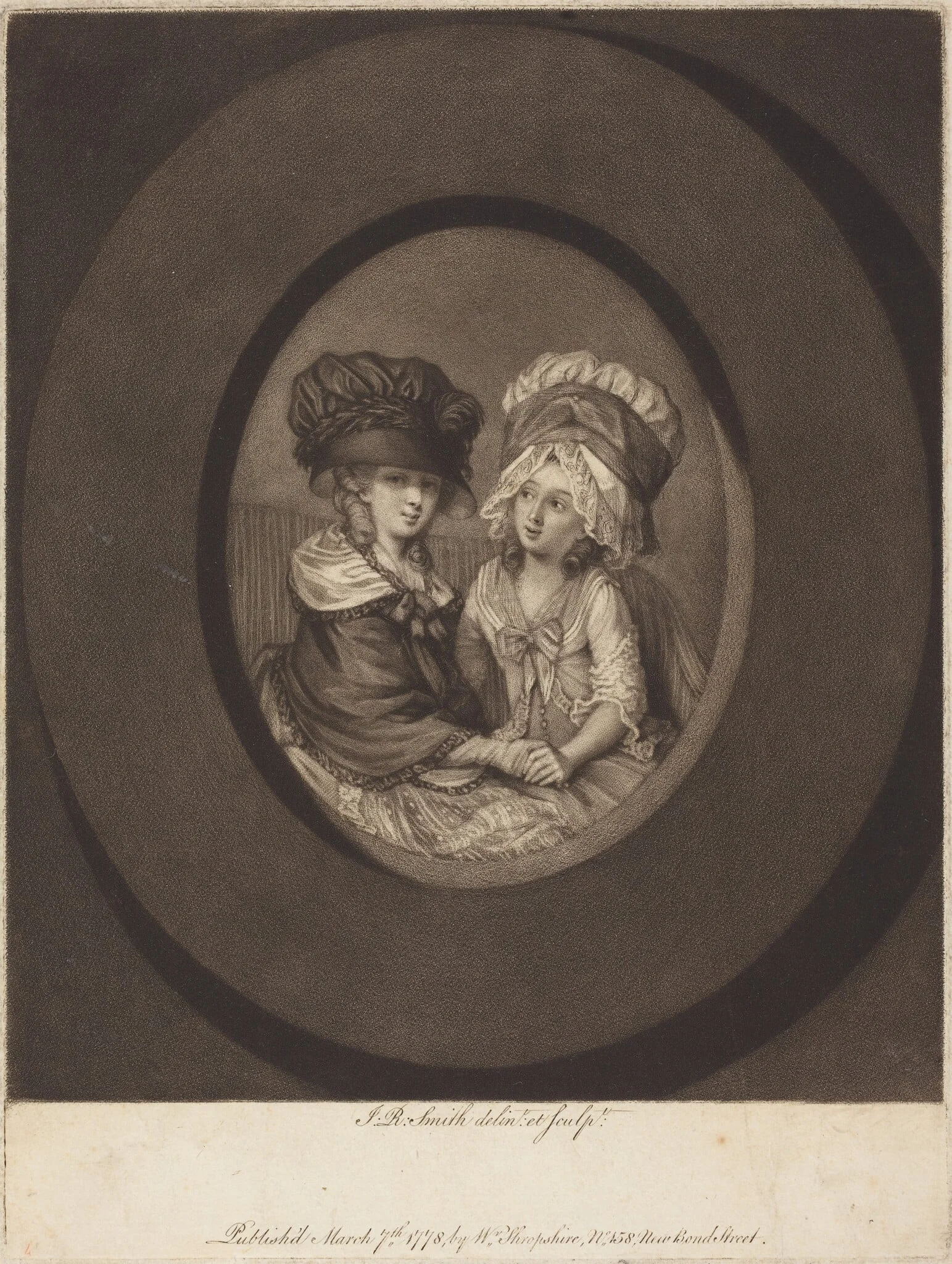Les Deux Ami (The Two Friends), detail