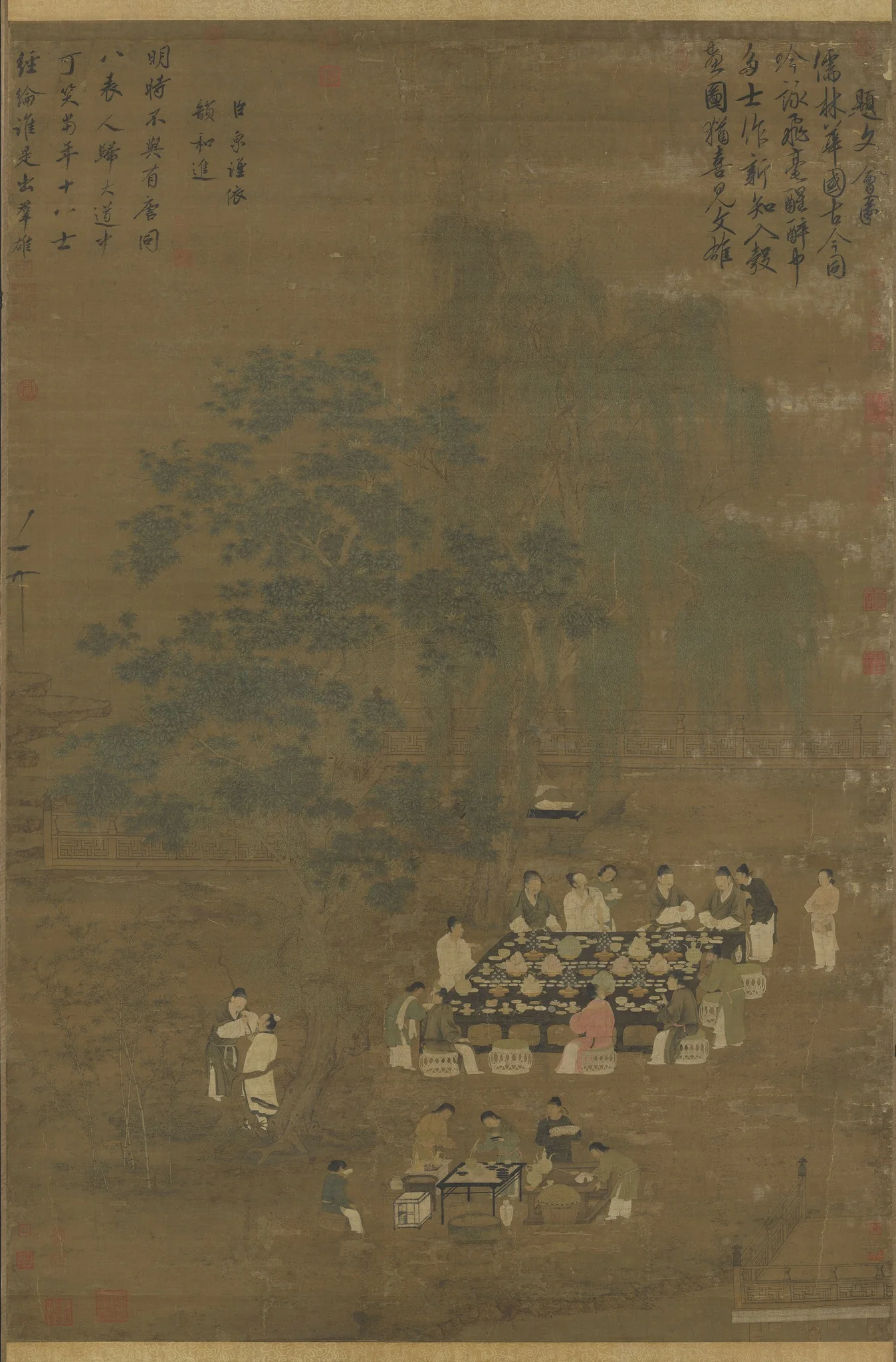 Literary Gathering, detail