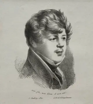 Eugène Isabey, by Jean-Baptiste Isabey, 1821
