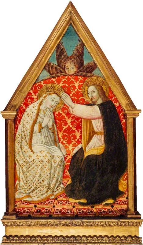 The Coronation of the Virgin, detail