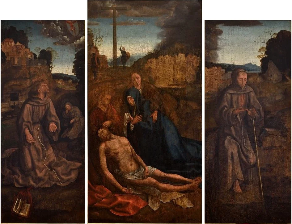 Cook triptych, detail