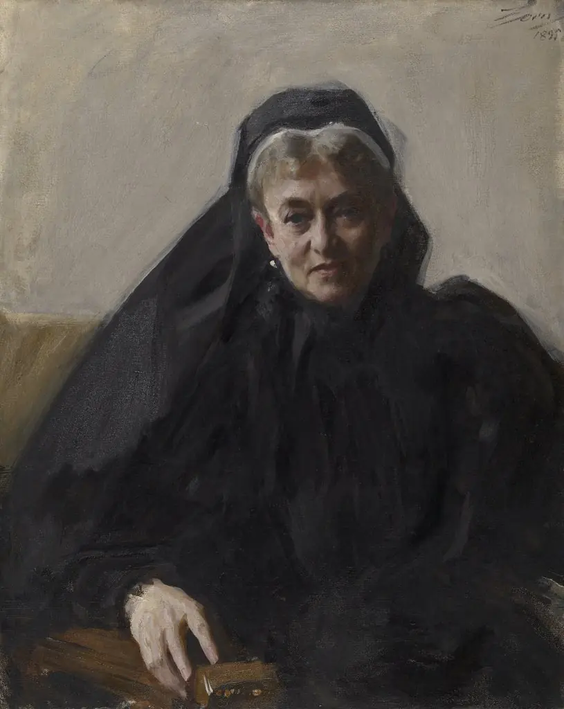 Maria Sheldon Scammon, by Anders Zorn, oil, 1898